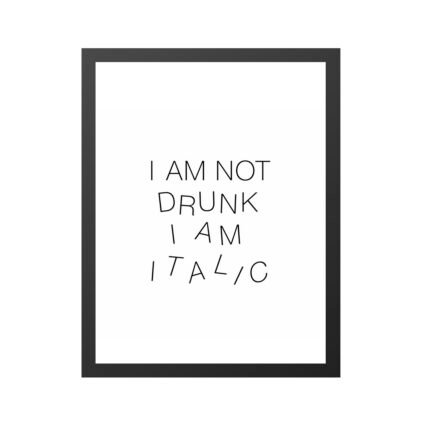 Italic Confession