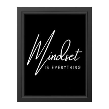 Mindset Is Everything – Motivational Wall Art