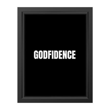 GODFIDENCE – Faith-Inspired Typography Wall Art